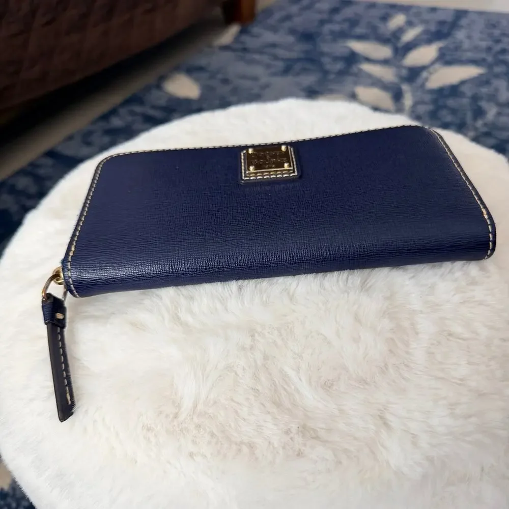 Dooney & Bourke leather zip around wallet